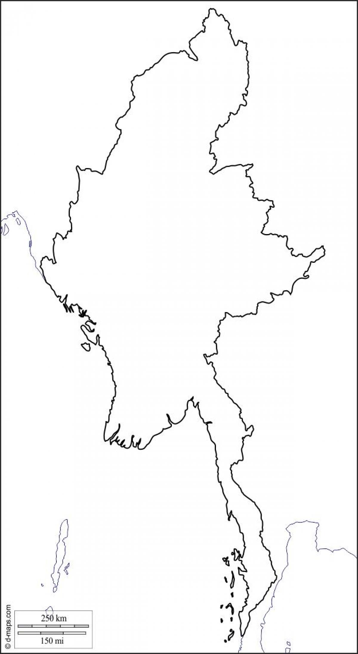 Xəritə tərtib Myanmar 