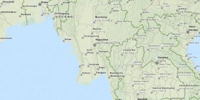 GPS xəritə Myanmar